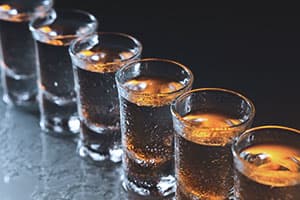 shots of alcohol