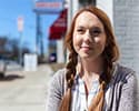 Hopeful woman in recovery