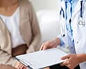 Doctor providing treatment options to patient